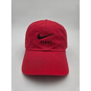Nike Georgia Bulldogs Dawgs NCAA Adjustable Baseball Cap Red Hat